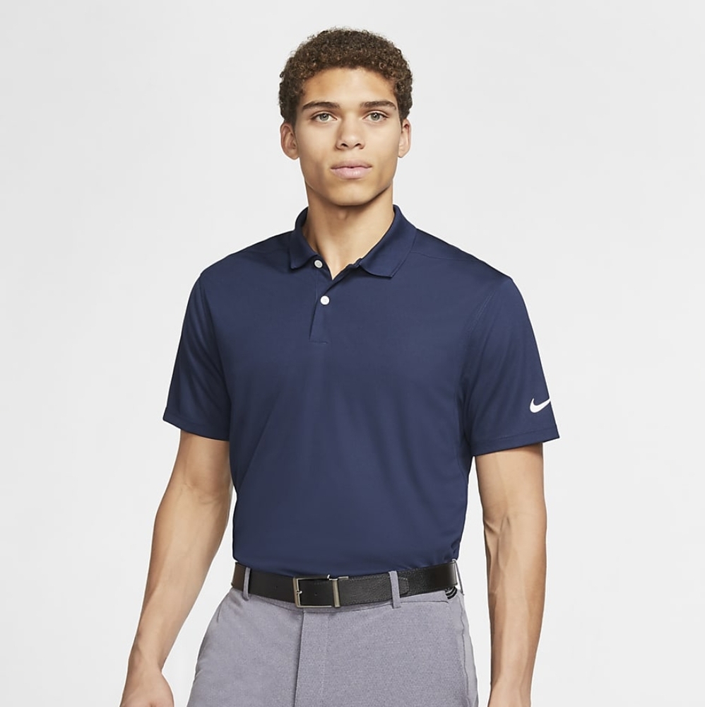 Bundle: Men's Pink (Ralph Lauren Golf) and Navy (Nike Golf) Polo Golf Shirt Set - Picture 4 of 15